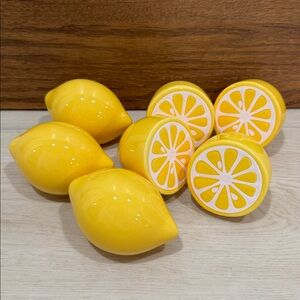 Target Yellow Lemon Ceramic Decor Set
